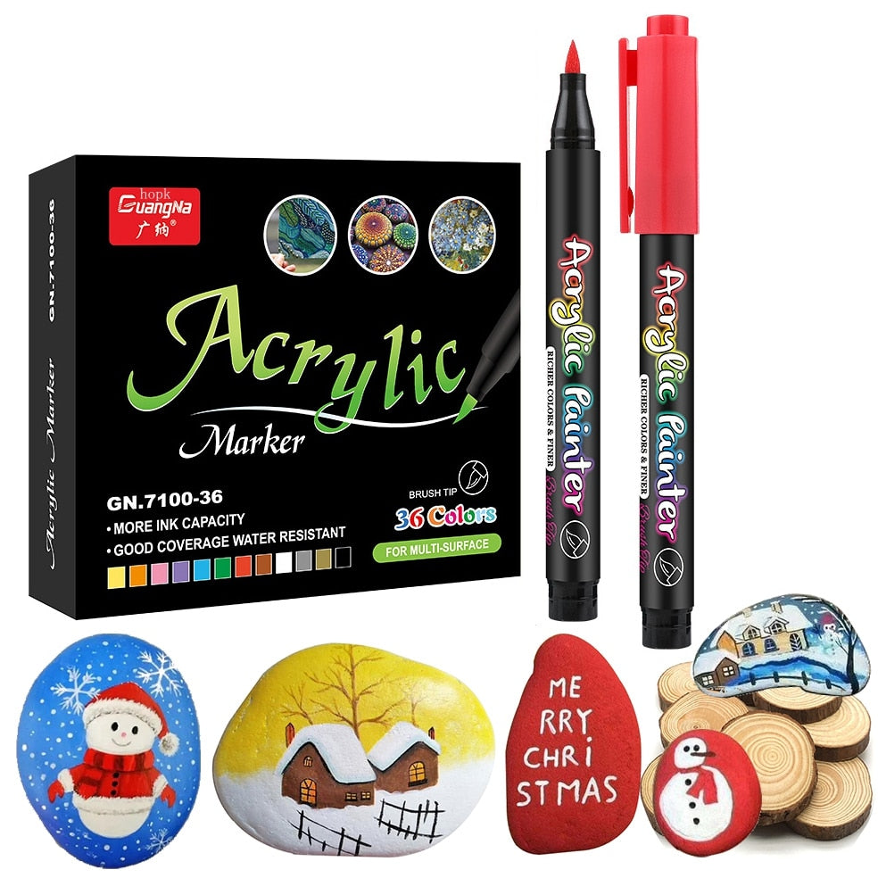 Acrylic Paint Pens, sets of 12/24/36 colors