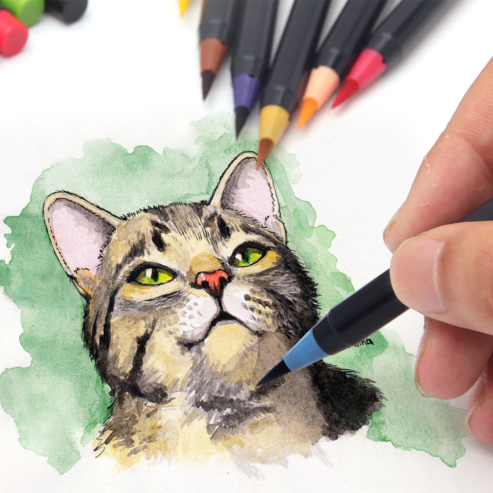 Watercolor Markers Pen Effect