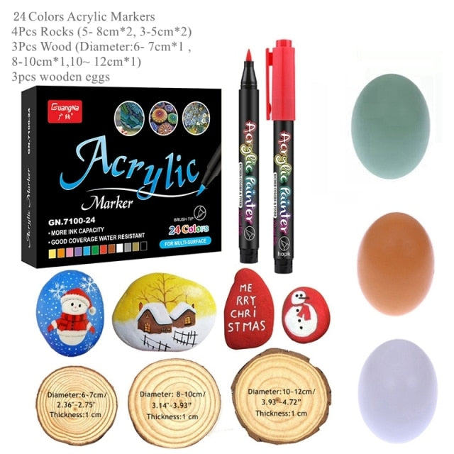 Acrylic Paint Pens, sets of 12/24/36 colors