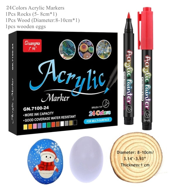 Acrylic Paint Pens, sets of 12/24/36 colors
