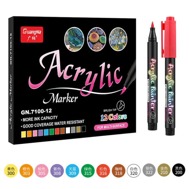 Acrylic Paint Pens, sets of 12/24/36 colors