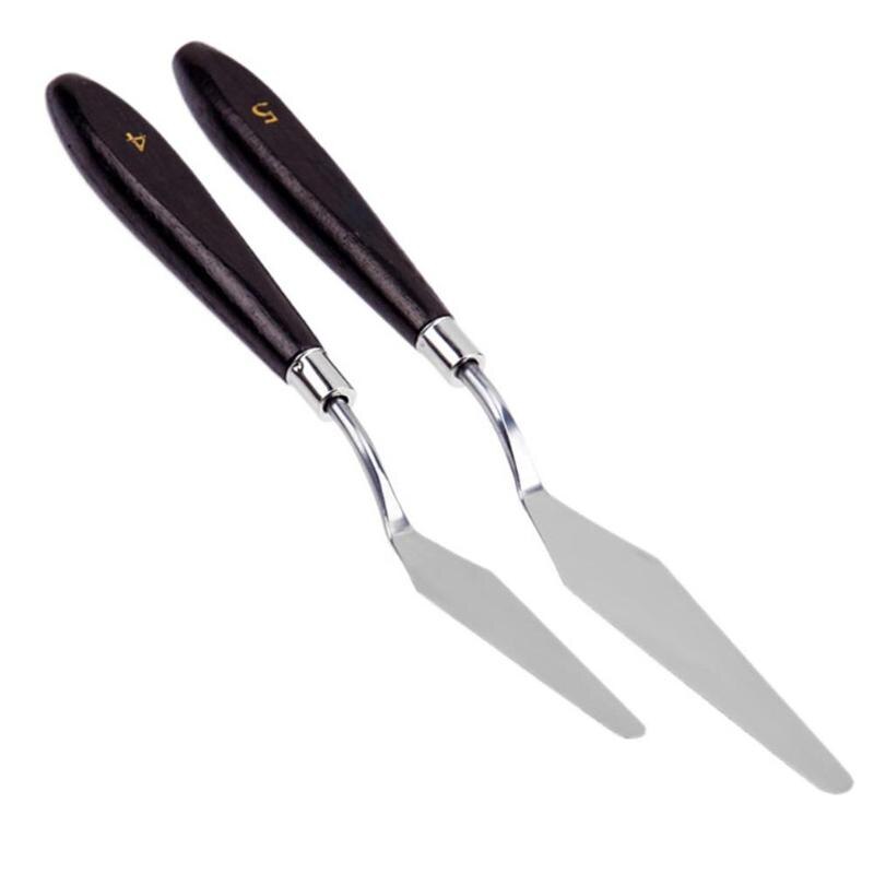 Palette Knives, Stainless Steel, 5 piece set