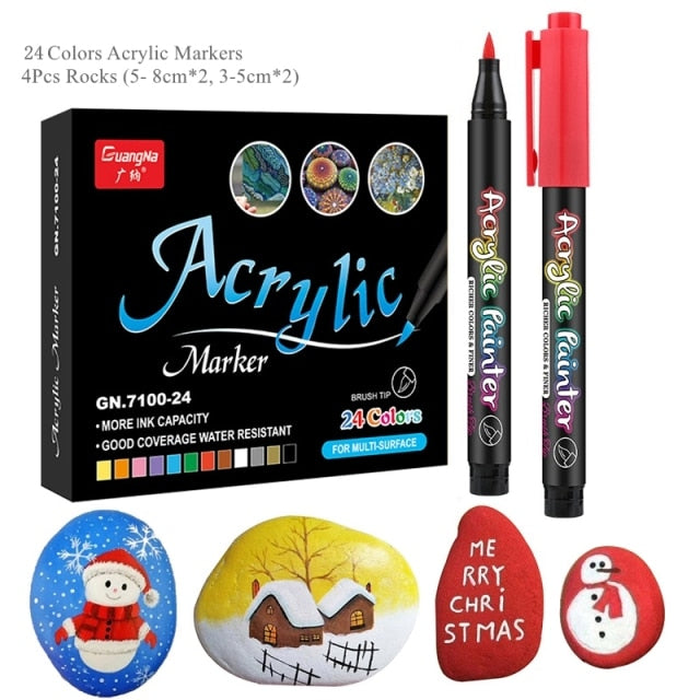Acrylic Paint Pens, sets of 12/24/36 colors