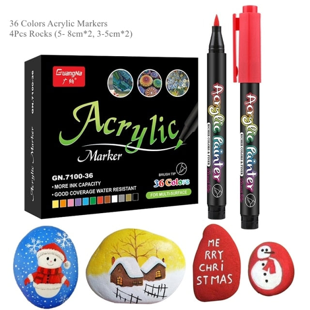 Acrylic Paint Pens, sets of 12/24/36 colors
