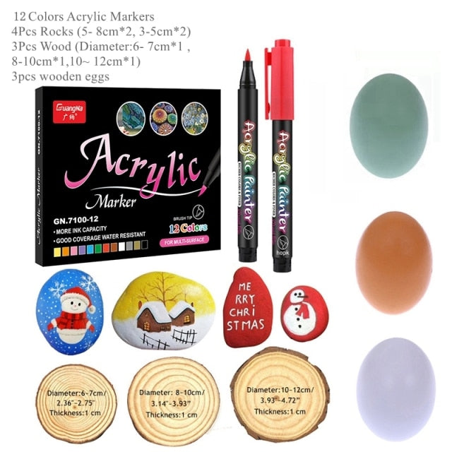 Acrylic Paint Pens, sets of 12/24/36 colors