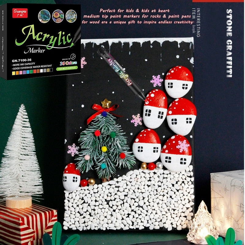 Acrylic Paint Pens, sets of 12/24/36 colors