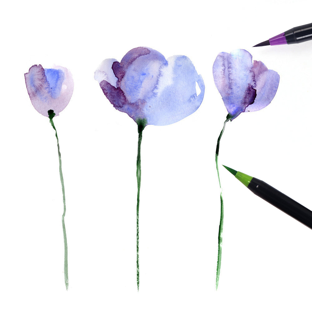 Watercolor Markers Pen Effect