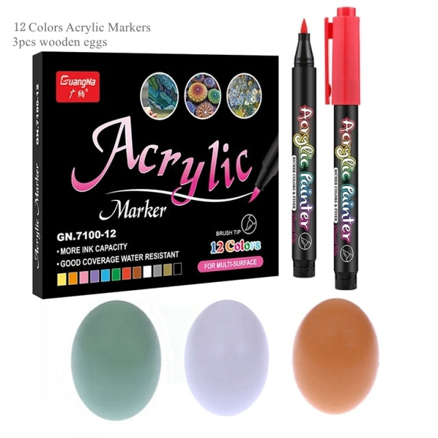 Acrylic Paint Pens, sets of 12/24/36 colors