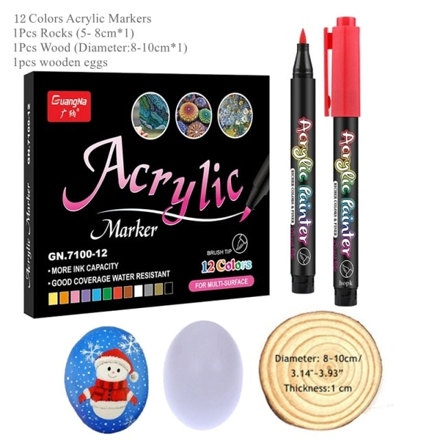 Acrylic Paint Pens, sets of 12/24/36 colors