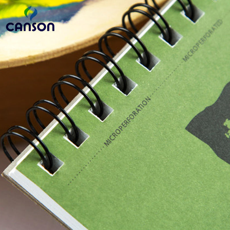 CANSON Art Painting Book 16K/8K/A4/A3 for Sketch/Marker/Acrylic/Watercolor/Pencil/Toner Stick Book Kraft Paper Book XL Series