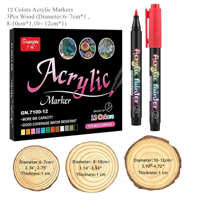 Acrylic Paint Pens, sets of 12/24/36 colors