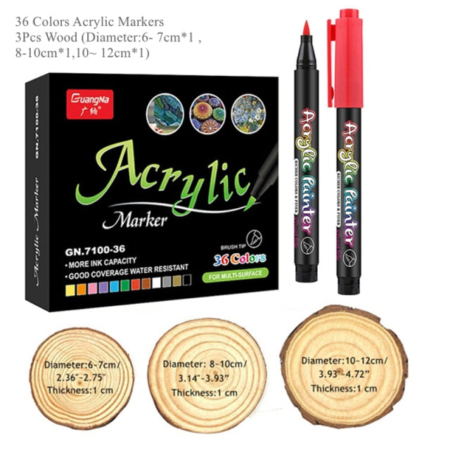 Acrylic Paint Pens, sets of 12/24/36 colors