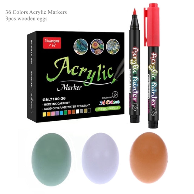 Acrylic Paint Pens, sets of 12/24/36 colors