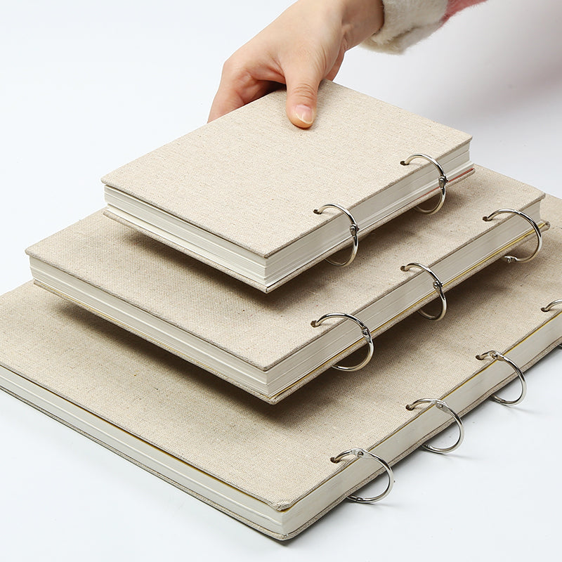 Linen Covered Sketchbook