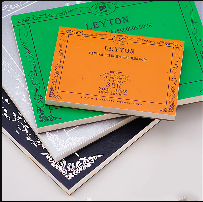 LEYTON Watercolor Block 100% Cotton 300g 20sheets Professional